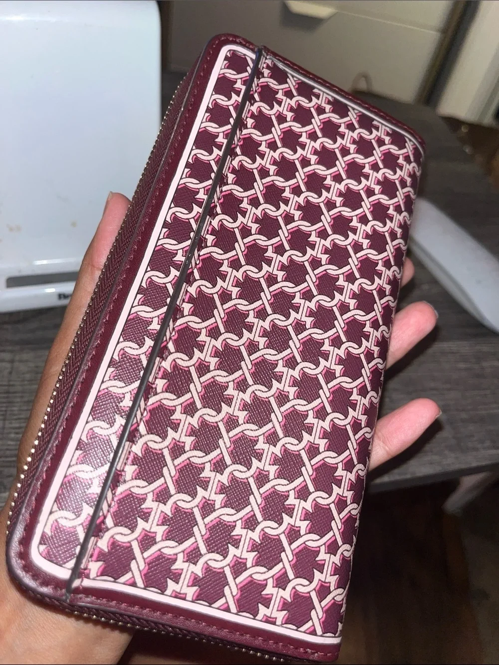 Kate Spade Burgundy Large Continental Wallet